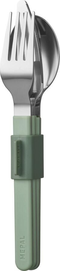 Mepal bestekset Silueta – 3-delig – Reisbestek – Nordic sage