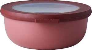 Mepal – Multikom Cirqula rond 750 ml – Mag in de vriezer magnetron en vaatwasser – Vivid mauve – Geschikt als meal prep bakje vershoudbakje bewaardoos