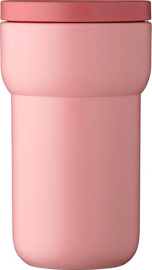 Mepal Reisbeker Ellipse 275 ml houdt je drankje 30 minuten warm Nordic pink koffiebeker to go lekdicht travel mug