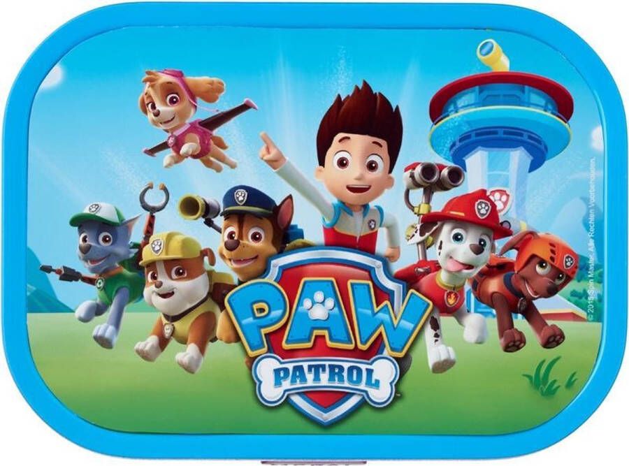 Mepal lunchbox Campus – Broodtrommel met vakjes voor kinderen – Geschikt voor 4 boterhammen – Paw Patrol - Foto 2