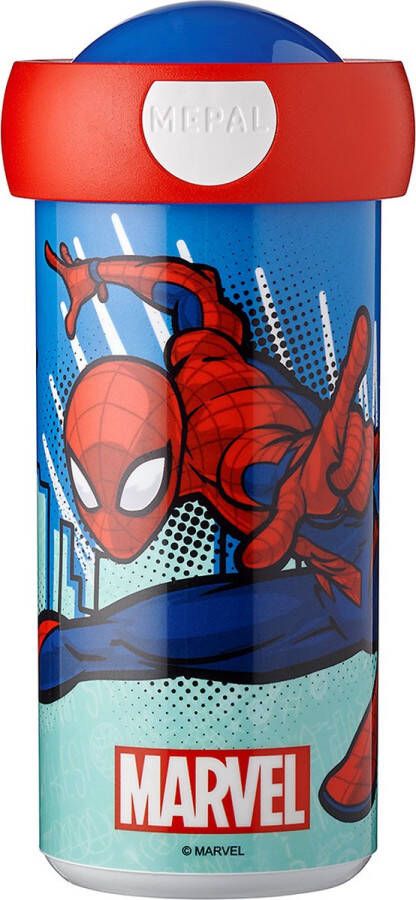 Mepal schoolbeker Campus – 300 ml – Sluit goed af – Drinkbeker voor kinderen – Spiderman