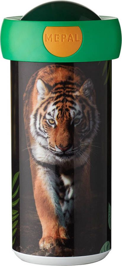 Mepal schoolbeker Campus – 300 ml – Sluit goed af – Drinkbeker voor kinderen – Wild Tiger