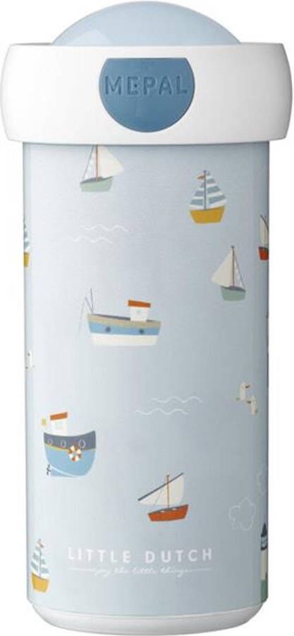 Mepal schoolbeker Campus – 300 ml – Sluit goed af – Drinkbeker voor kinderen – Sailors Bay