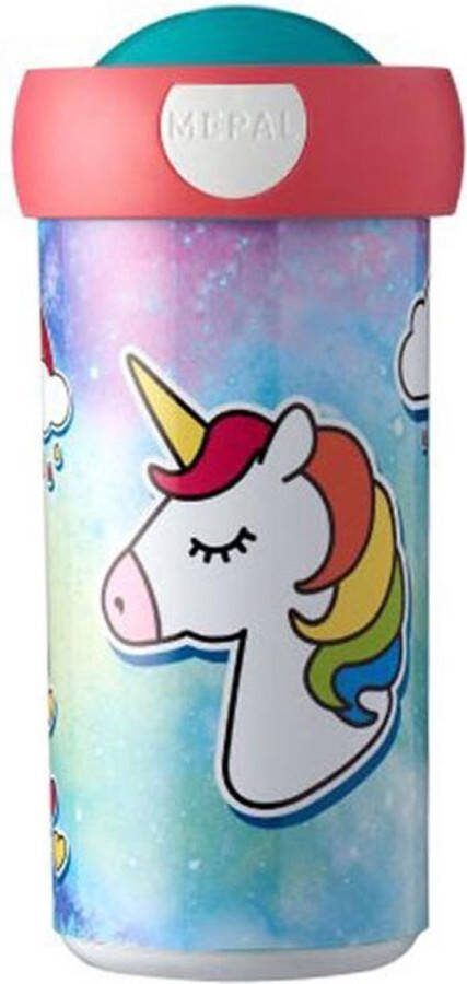 Mepal schoolbeker Campus – 300 ml – Sluit goed af – Drinkbeker voor kinderen – Unicorn