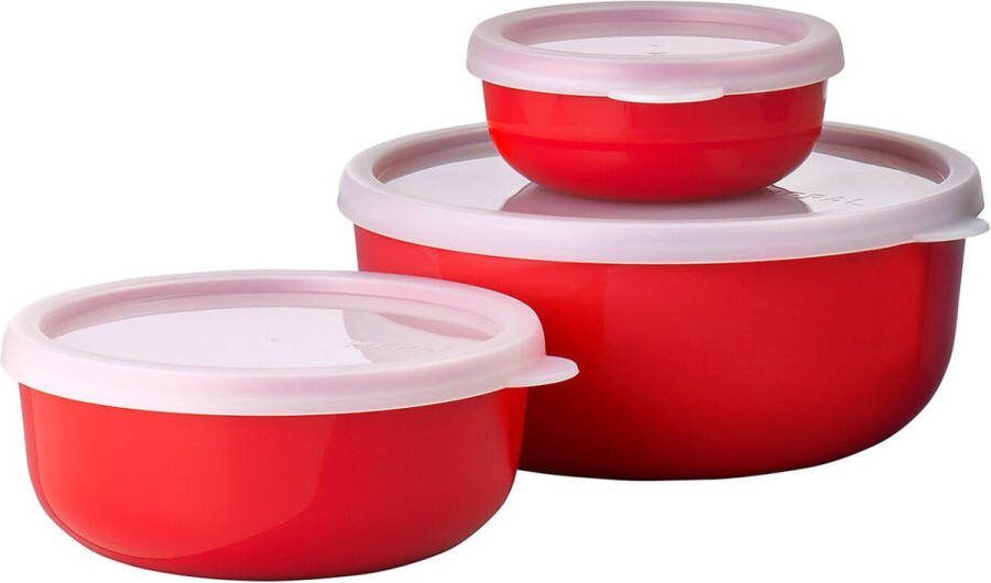Mepal – Set bewaardoos Lumina 3-delig (250+750+1500) Nordic red