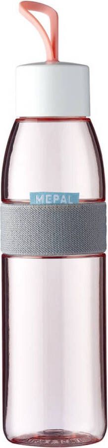 Mepal Sportfles Drinkfles Waterfles Ellipse 500ML Schoolfles Drinkfles volwassenen Nordic pink Hervulbare waterfles lekvrij Geschikt voor koolzuurhoudend lekvrij BPA vrij