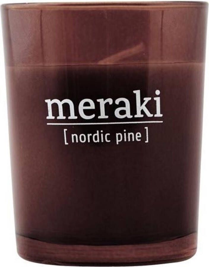 Meraki Geurkaars Nordic Pine rood