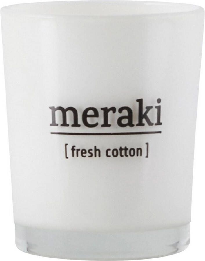 Meraki geurkaars small fresh cotton