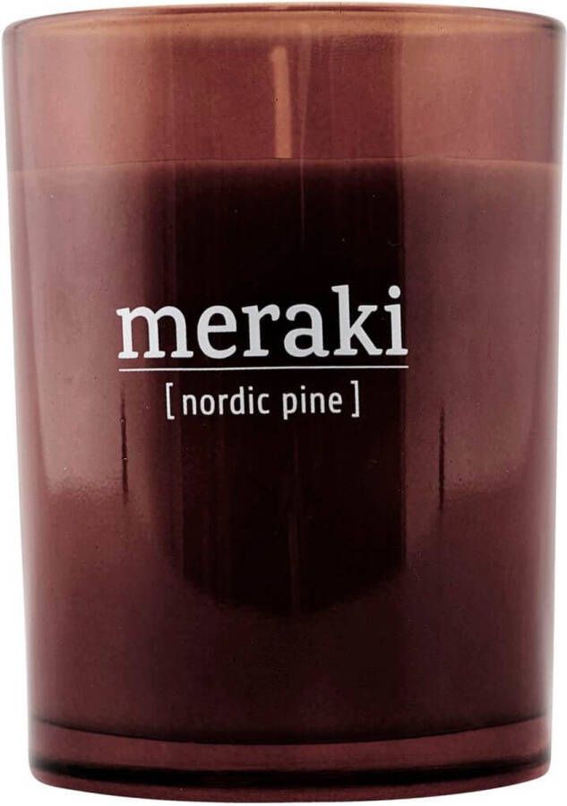 Meraki Geurkaars Nordic Pine rood groot