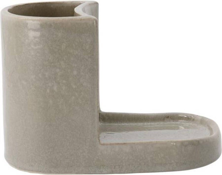 Meraki zeephouder Datura Keukenaccessoires aardewerk 18 centimeter x 12 7 centimeter