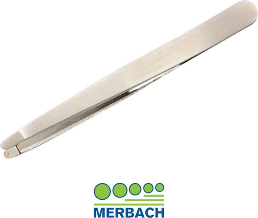 Merbach pincet ronde bek diabetes model edelstaal 10 CM- 20 x 1 stuks voordeelverpakking