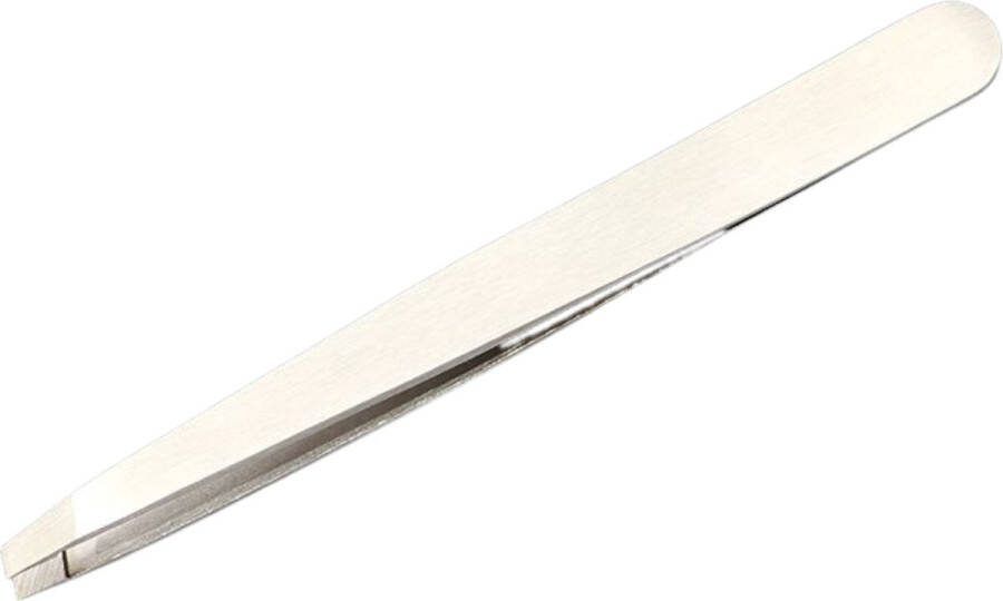Merbach Voordeelverpakking 4 X pincet recht smal model edelstaal 10 CM