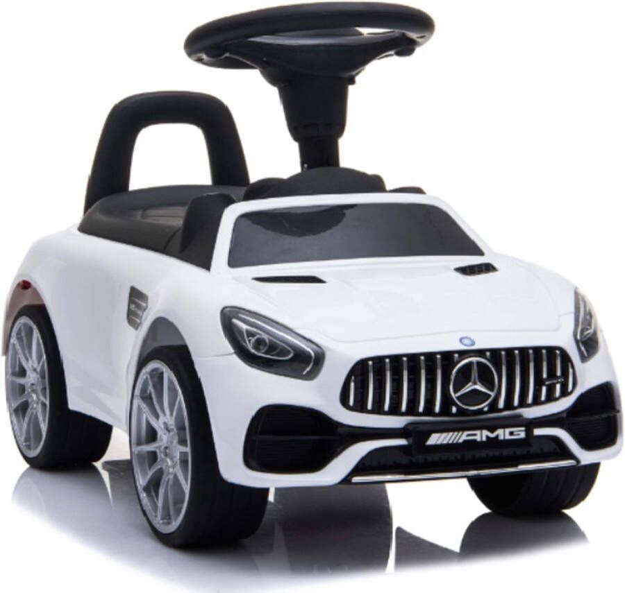 Mercedes AMG Mercedes-Benz GT AMG loopauto wit loopauto met toeter en geluiden FTF