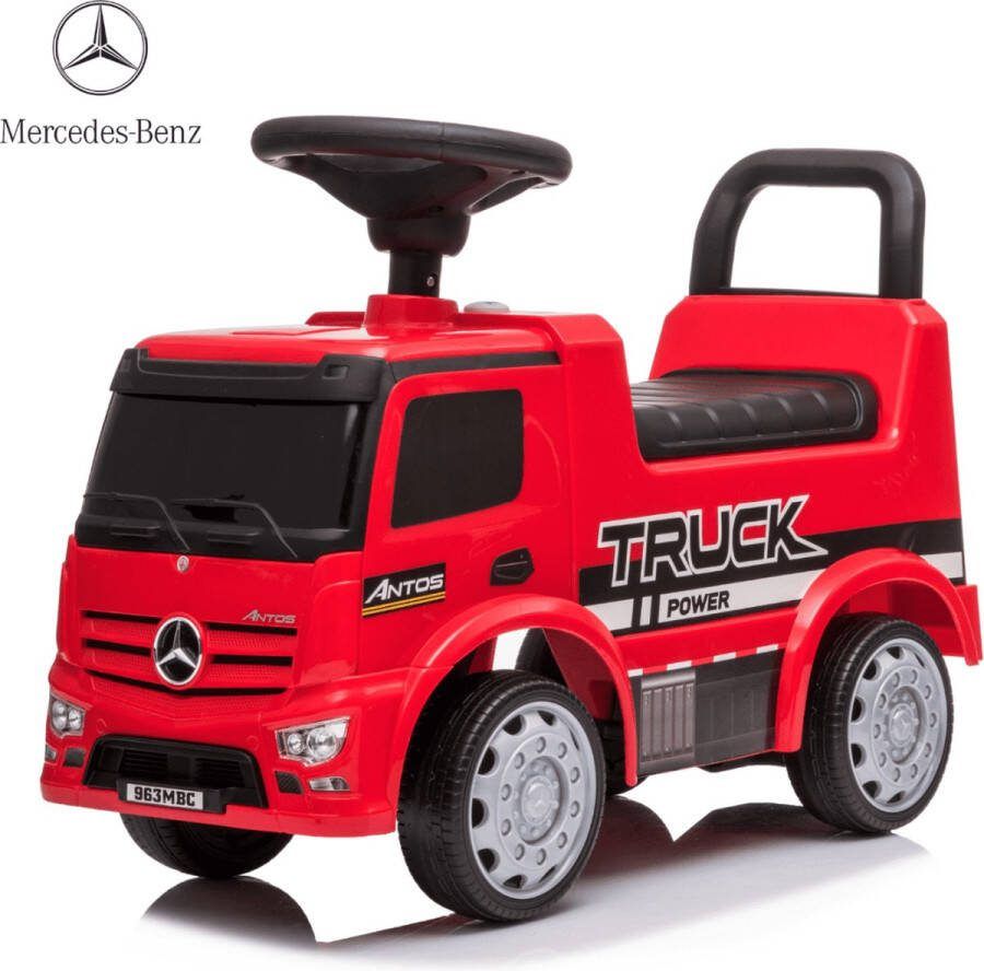 Mercedes Antos Loopauto 1 tot 3 jaar met Claxon Koplampen Rood
