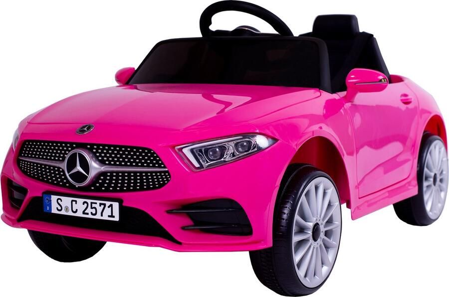 Mercedes-Benz Elektrische Kinderauto CLS 300 12V Met Afstandsbediening 1 tot 3.5 jaar (Roze)