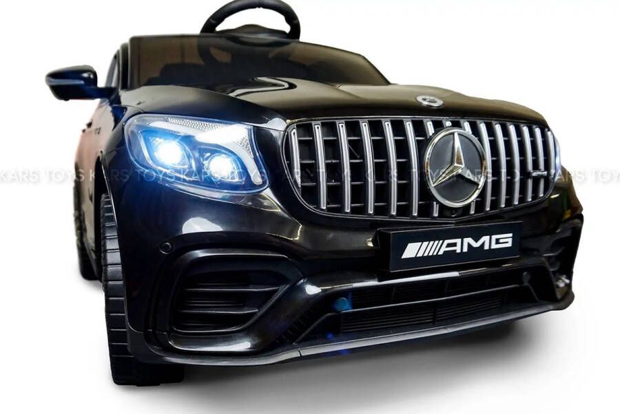 Mercedes Kars Toys -Benz GLC63s AMG Coupé Elektrische Kinderauto Met afstandsbediening Zwart 12V accu