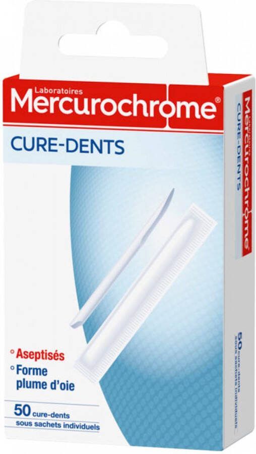 Mercurochrome 50 Tandenstokers