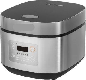 Meridianus Rijstkoker Met Stomer Multicooker Slowcooker Met Timer 4L 860W