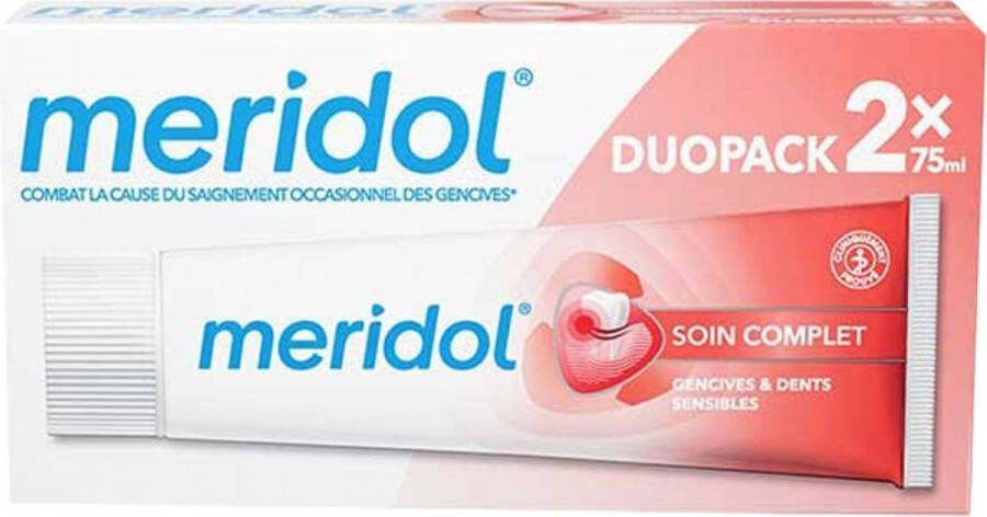 Meridol Complete Tandvleesverzorging Tandpasta Gevoelige Tanden Set van 2 x 75 ml