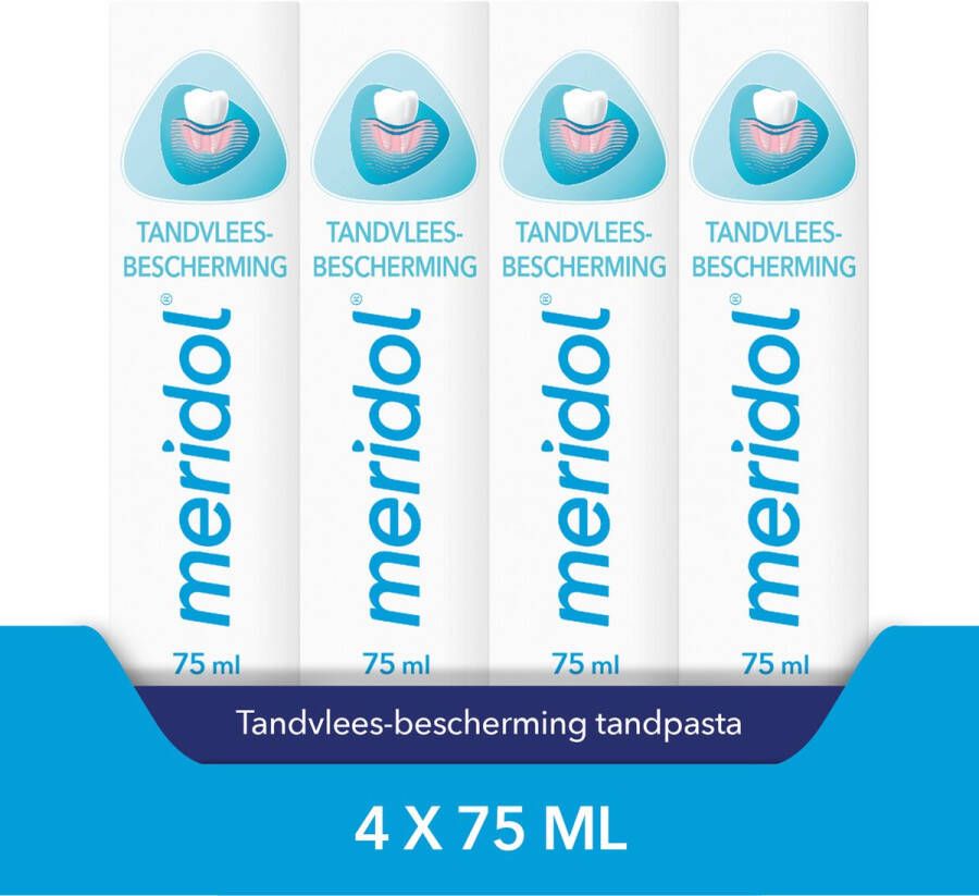 Meridol Tandvlees Tandpasta 4 x 75ml Voordeelverpakking