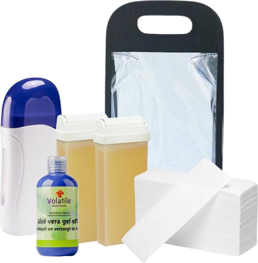 Merkala Hars Starterset voor de normale huid De nummer 1 complete harsset Hars als een pro! Ontharingsset Complete Wax Ontharen Set – Wax Verwarmer Wax Apparaat – Harsapparaat