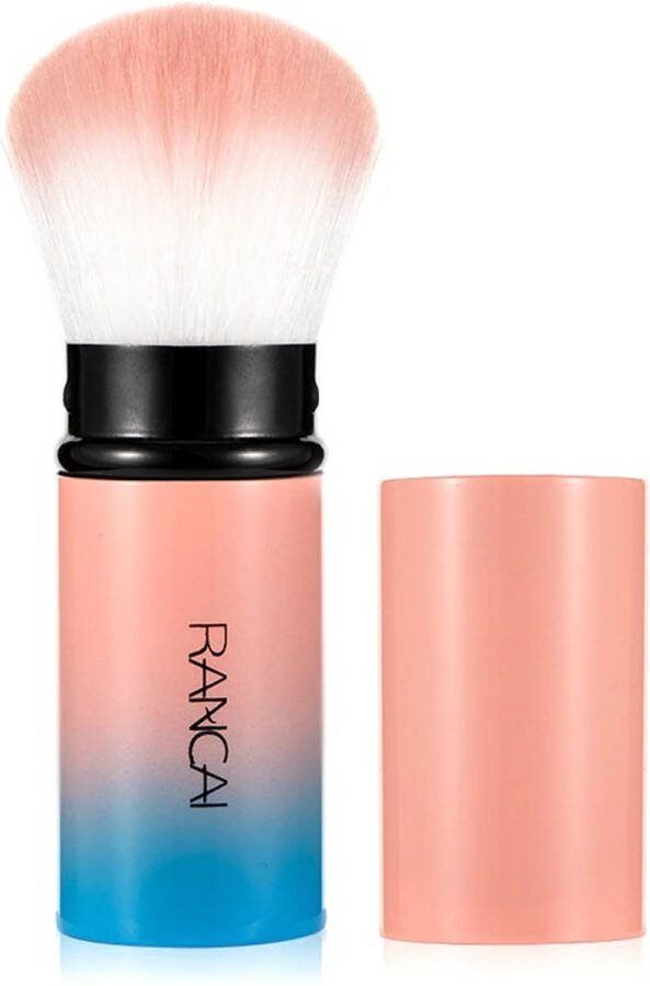 MerkIoos Intrekbare Make-upkwast – Blush Bronzer & Highlighter – Roze Blauw – Intrekbare make-upkwast – Roze en blauw – blush bronzer en highlighter – Gemakkelijk mee te nemen – Compact en praktisch – Zachte en precieze applicatie