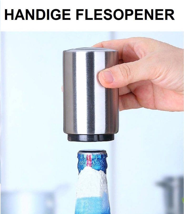 Elemental GOods Luxe Bieropener Rvs Flesopener Kerst Kerstcadeau