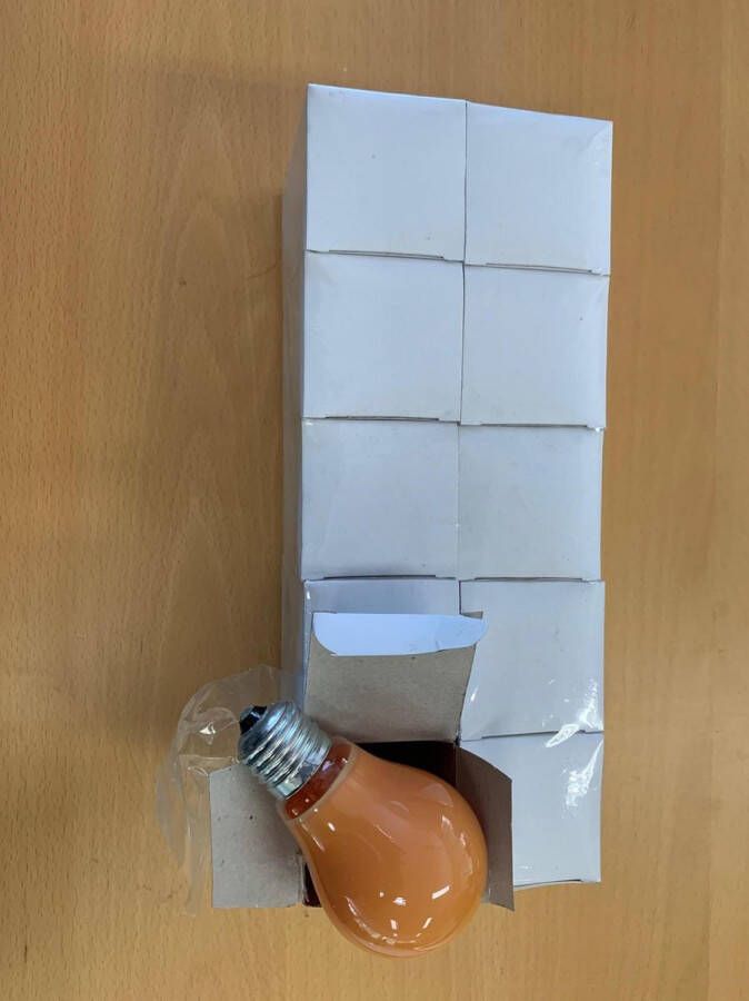 Merklo VSBV Oranje lampen per 10 stuks verpakt
