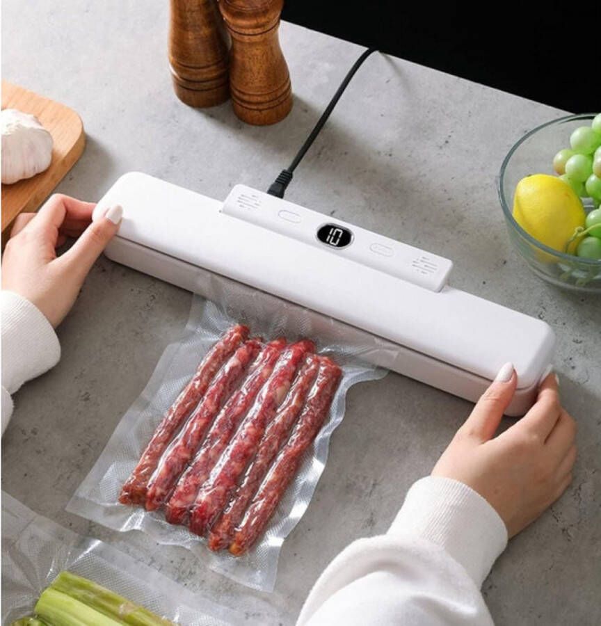 Merkloo MAO Vacumeermachine 10 Vacumeerzakken Vacuum sealer Vacuummachine Eenvoudig
