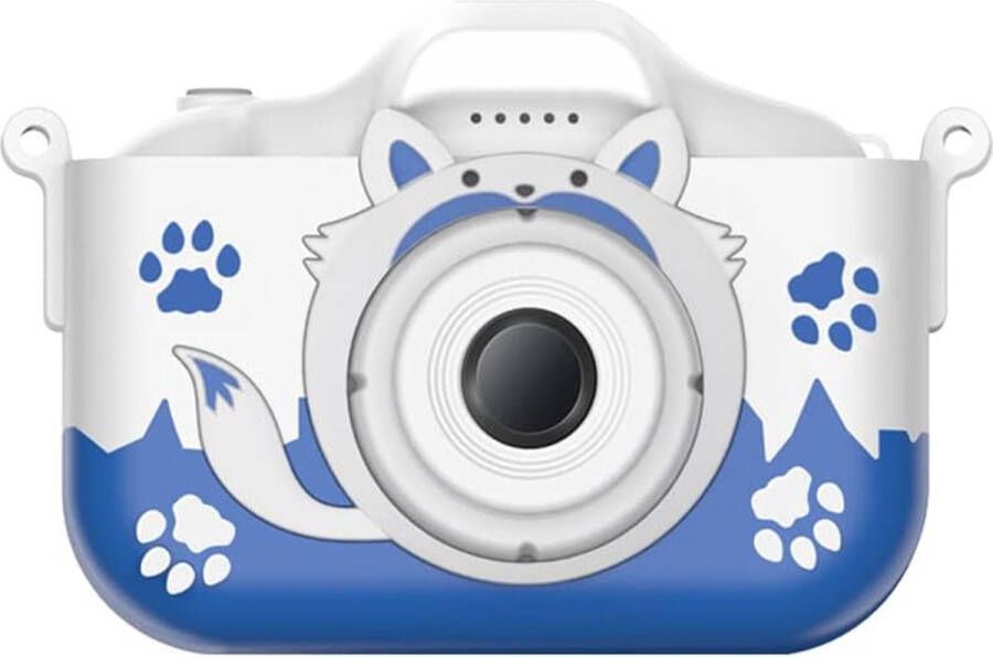 Merkloos 2 0 inch Kindercamera 4000HD Digitale Camera voor Kinderen (Vos-Blauw) USB-Oplaadbaar Geschikt voor 3-12 jaar