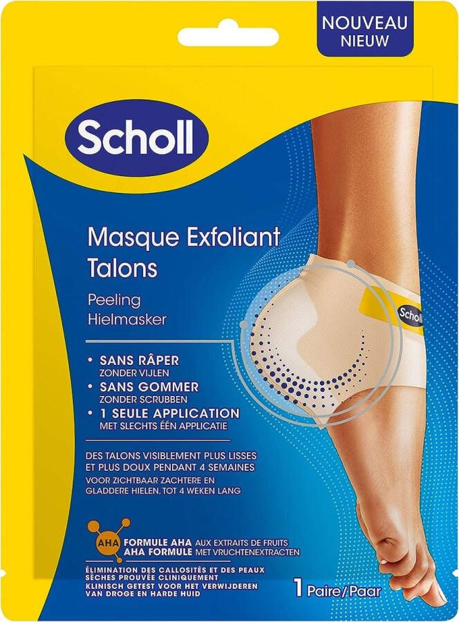 Merkloos 2 x Stuks Scholl Expert Care Peeling Hielmasker Scholl velvet smooth voetverzorging Huidverzorging Eelt sokken Eelt verwijderaar Eeltsoken