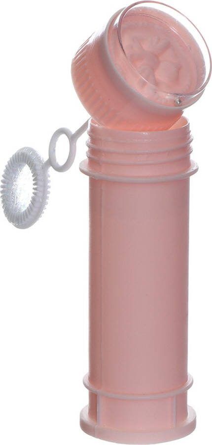 Merkloos 25x bellenblazers roze bellenblaas uitdeelcadeau geschenk huwelijk communie feest