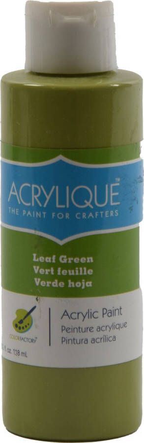 Merkloos Acrylverf waterbasis ''Leaf Green Bladgroen- 118ml Sneldrogend waterbasis Permanent