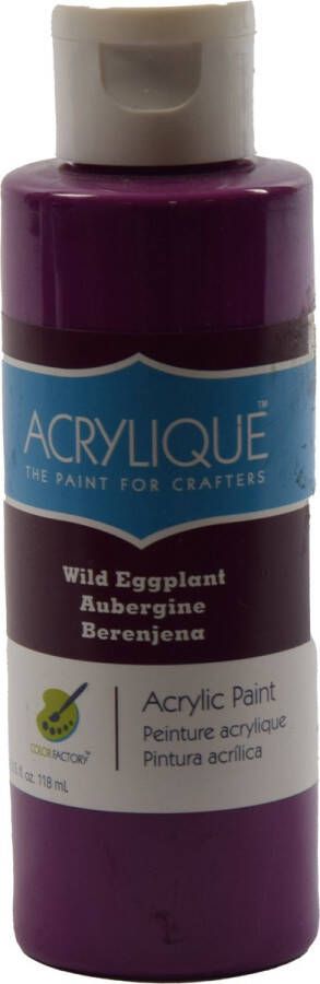 Merkloos Acrylverf waterbasis 'Wild Eggplant 118ml Sneldrogend waterbasis Permanent