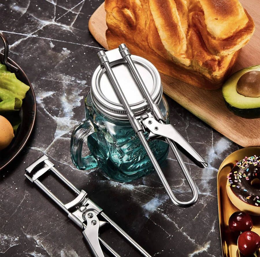 'merkloos'' Alles opener tool Opener voor potten Blikopener Potopener Multifunctionele opener Keuken tool Eenvoudig in gebruik