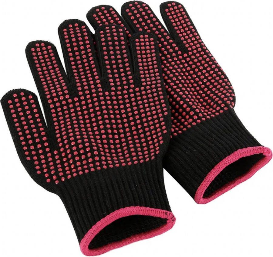 Merkloos BBQ Handschoenen Hoge Temperatuur Weerstand Oven Wanten 500 800 Graden Vuurvaste Barbecue Warmte Isolatie Magnetron Handschoenen