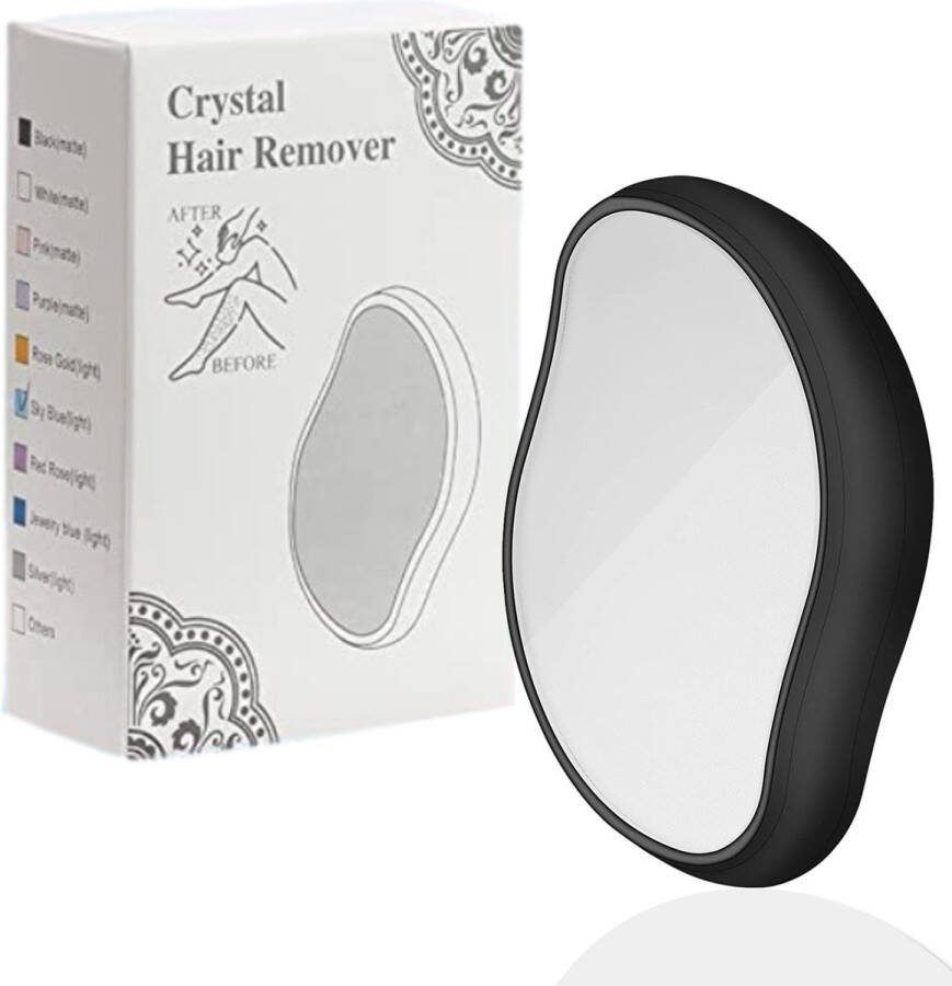Jeko Crystal Hair Removal Ontharing Kristalpad Epilator Pad Bleame Tiktok Scrubi Pijnloze lichaamshaarverwijdering
