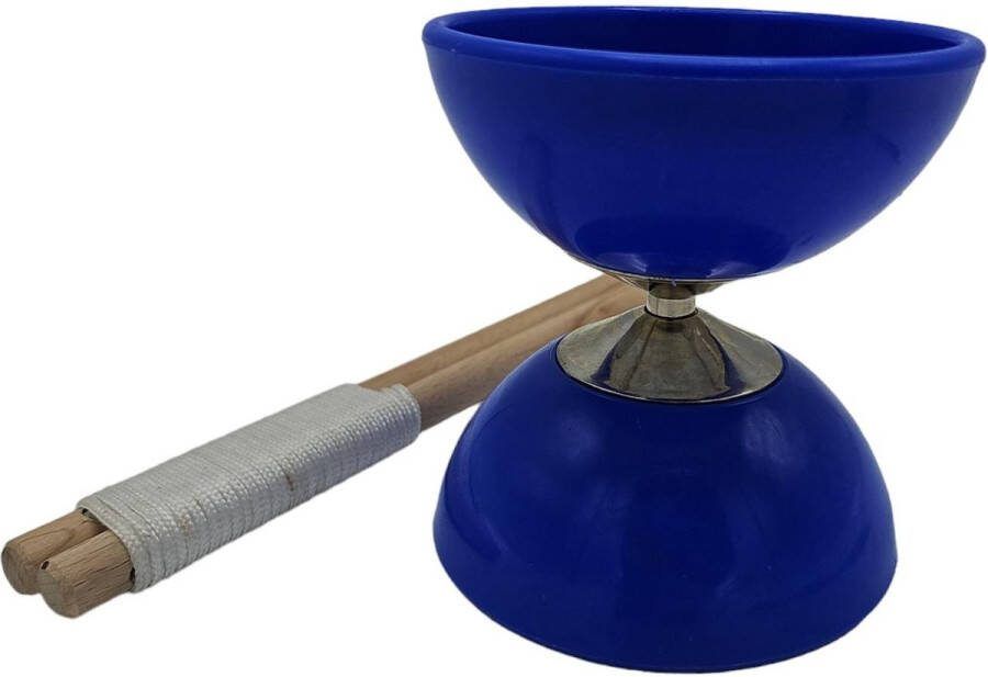 'merkloos' Diabolo Basic Blauw incl. Stokjes