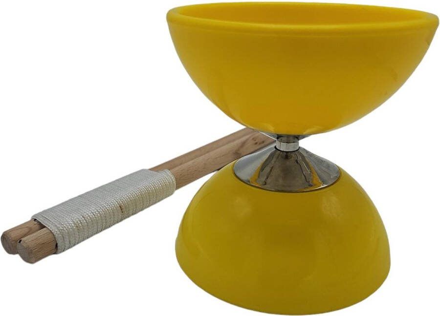 Merkloos Diabolo Basic Geel incl. Stokjes
