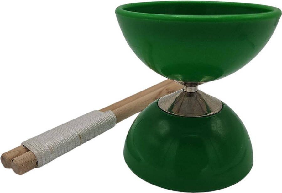 'merkloos' Diabolo Basic Groen incl. Stokjes