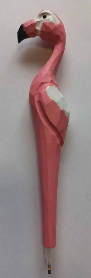 Merkloos diamond painting pen Houten pen prachtig afgewerkt als flamingo