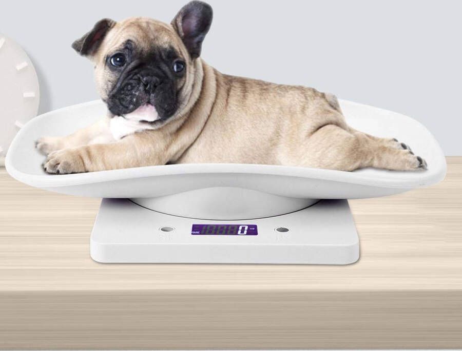 Merkloos Digitale Kleine Huisdier Gewicht Peuter Weegschaal Nauwkeurige Meting voor Katten en Honden
