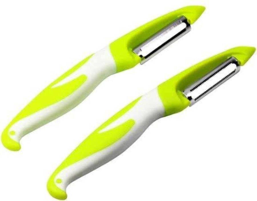 Merkloos Dunschiller en Peeler Multifunctioneel Voor Fruit Groente set van 2