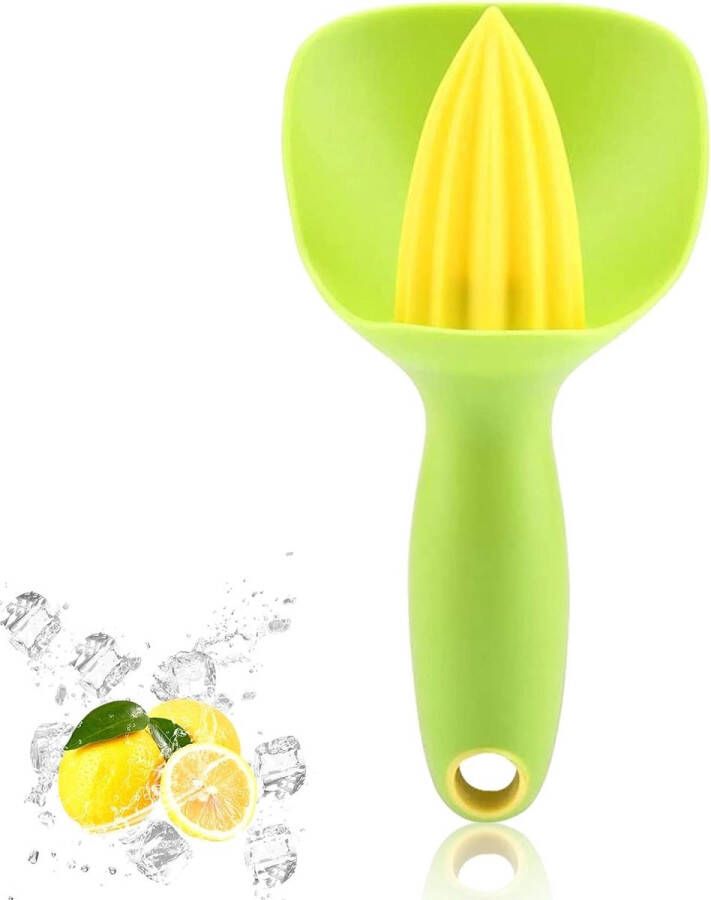 Merkloos Ergonomische Citroenpers Handmatige Mini Juicer Handpers voor Huishoudelijk Keukengereedschap(Groen)