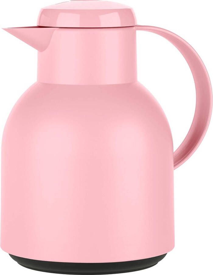 Merkloos F4010300 Samba thermoskan (1 liter Quick Press-sluiting 12 uur warm 24 uur koud) Poeder-Roze