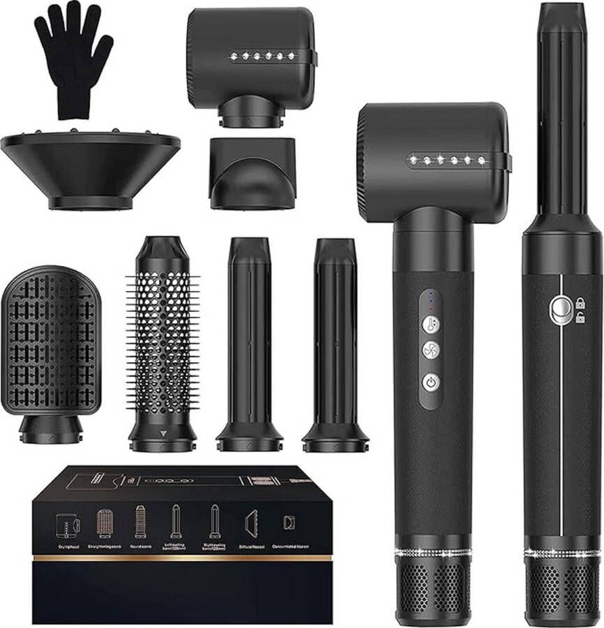 Merkloos Fohnborstel Haardroger Heteluchtborstel Fohn Keramische Fohnborstel Krulborstel Haarstyling
