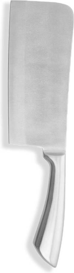 Merkloos Hakmes multifunctioneel RVS Mes van 31cm gewicht van 268 gram : De Ultieme Snijkracht voor Hakken Koken en Vlees