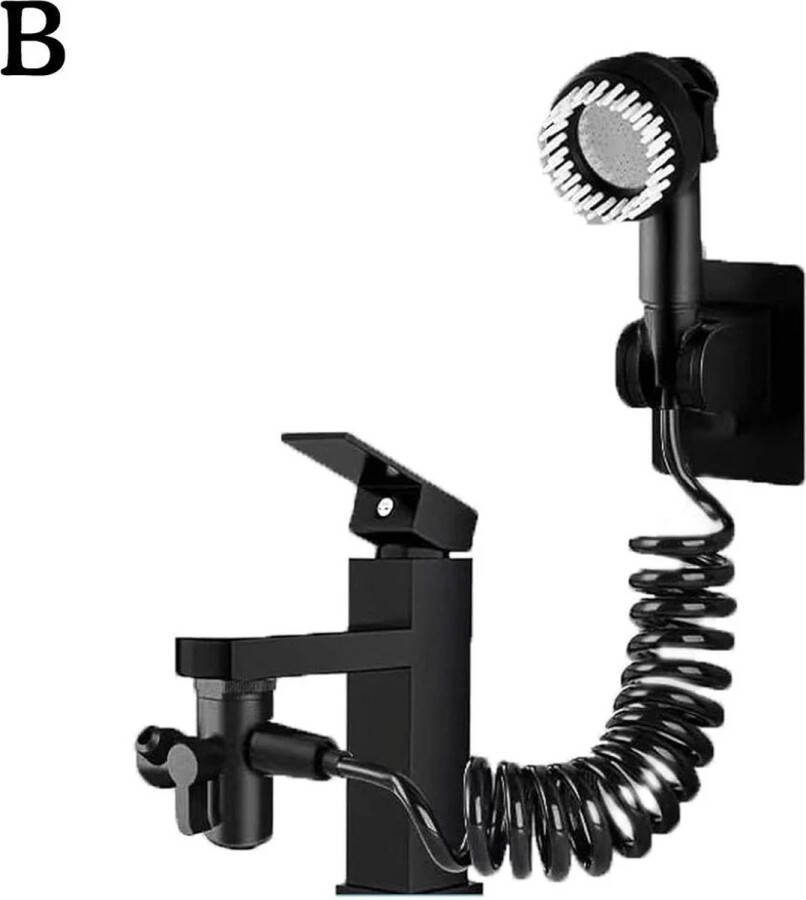 Merkloos Handdouche Zwart handdouche met slang handdouche wastafel handdouche met slang voor wastafel douchekop voor kranen handdouche wastafelkraan