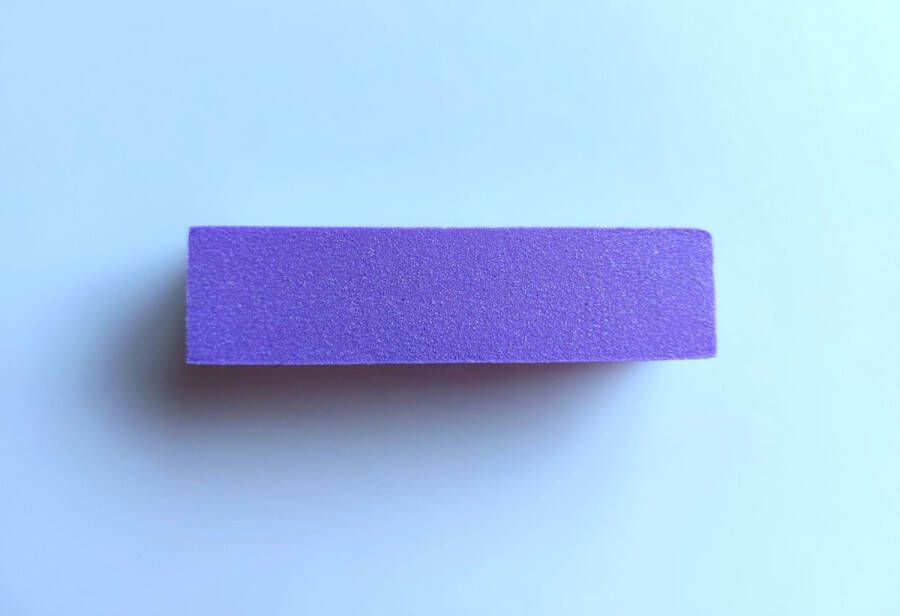Merkloos Buffer blok 4 stuks- Buffer paars Buffer voor acryl nagels Buffer gelnagels Nagelvijl