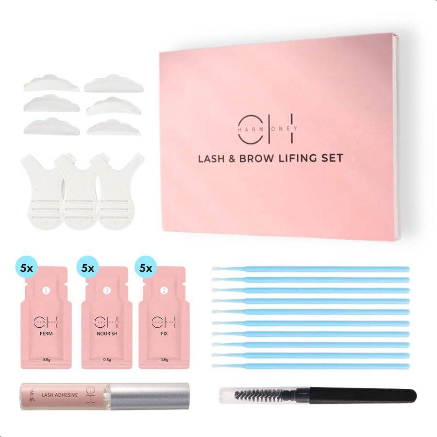 Merkloos Lash & Brow lifing set Lash lift kit Brow lamination kit Wimperserum Lash lift set Lash Lifting vegan